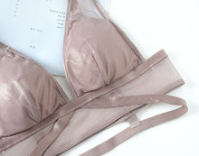 Load image into Gallery viewer, Ultra-thin Bronzing Mesh Bras